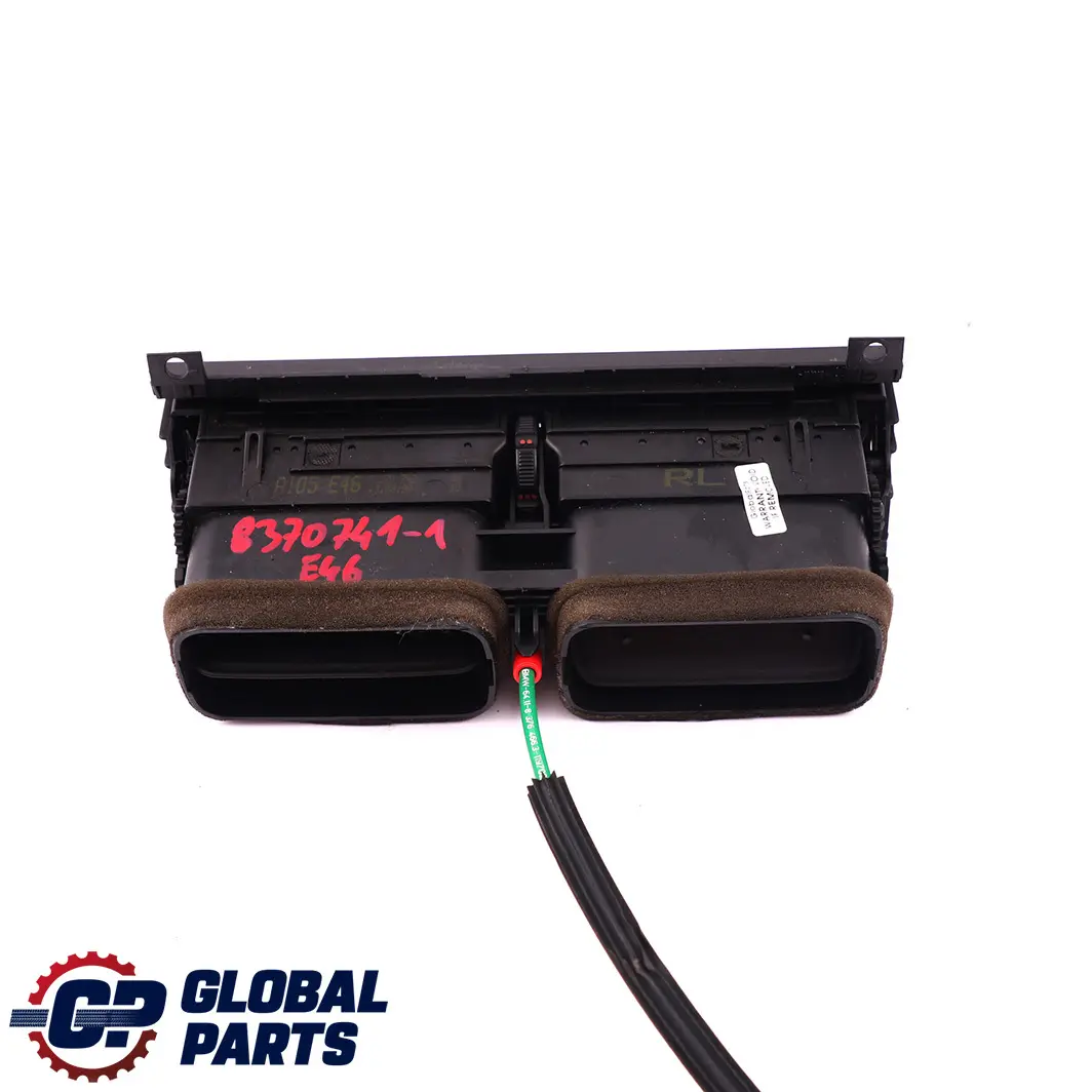 Fresh Air Grille Center Vent Dash Dashboard to BMW 3 Series E46 1 with Part number 8370741 BMW 3 Series E46 1 Fresh Air Grille Center Vent Dash Dashboard - SKU rhd-8370741-1 - Part number 8370741