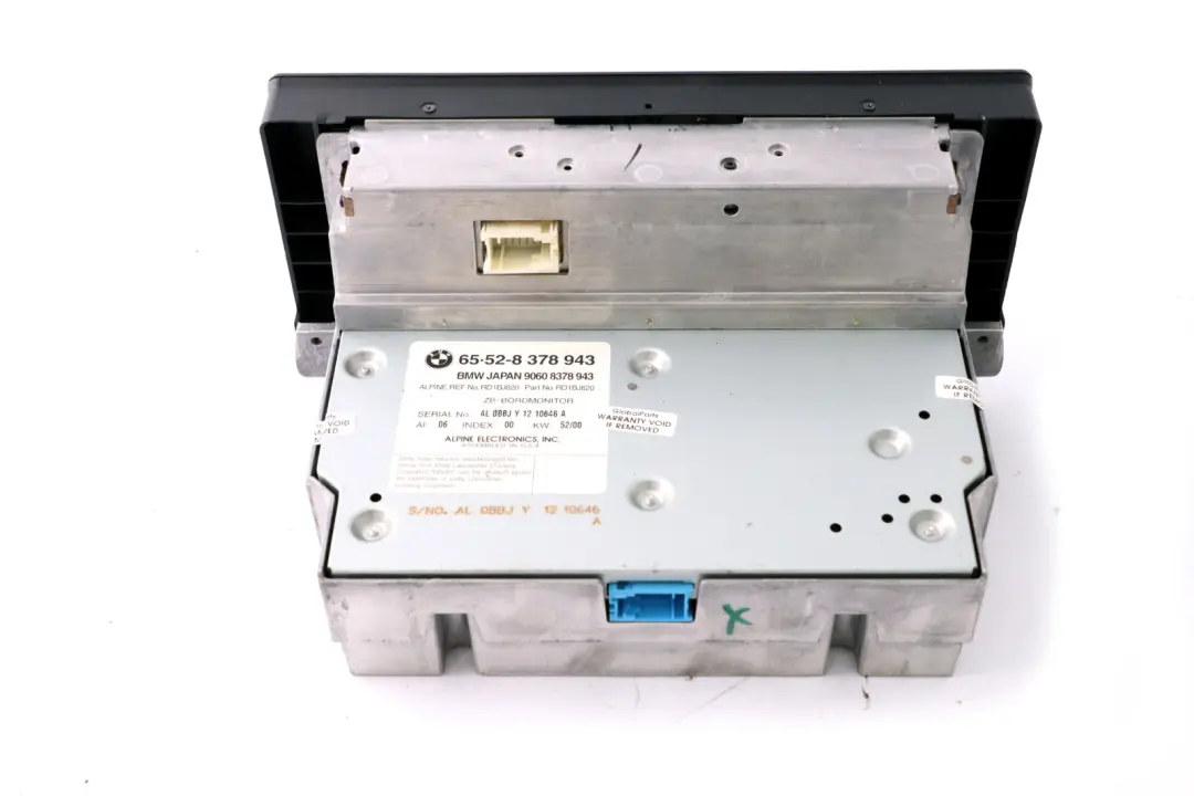 Onboard Computer System Monitor Cassette Player to BMW X5 Series E53 with Part number 8378943 BMW X5 Series E53 Onboard Computer System Monitor Cassette Player - SKU rhd-8378943 - Part number 8378943