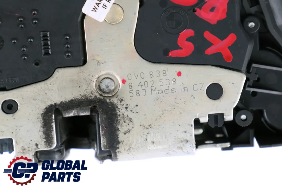 Front Right Door Lock Latch Motor Actuator O/S to BMW X5 Series E53 with Part number 8402538 BMW X5 Series E53 Front Right Door Lock Latch Motor Actuator O/S - SKU rhd-8402538 - Part number 8402538