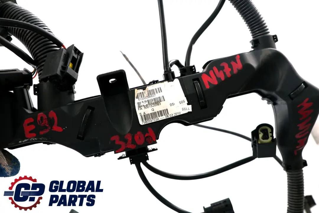 N47N Engine Wiring Loom Harnes to BMW 3 Series E90 E91 E92 E93 LCI 320d with Part number 8507876 BMW 3 Series E90 E91 E92 E93 LCI 320d N47N Engine Wiring Loom Harnes - SKU rhd-8507876 - Part number 8507876