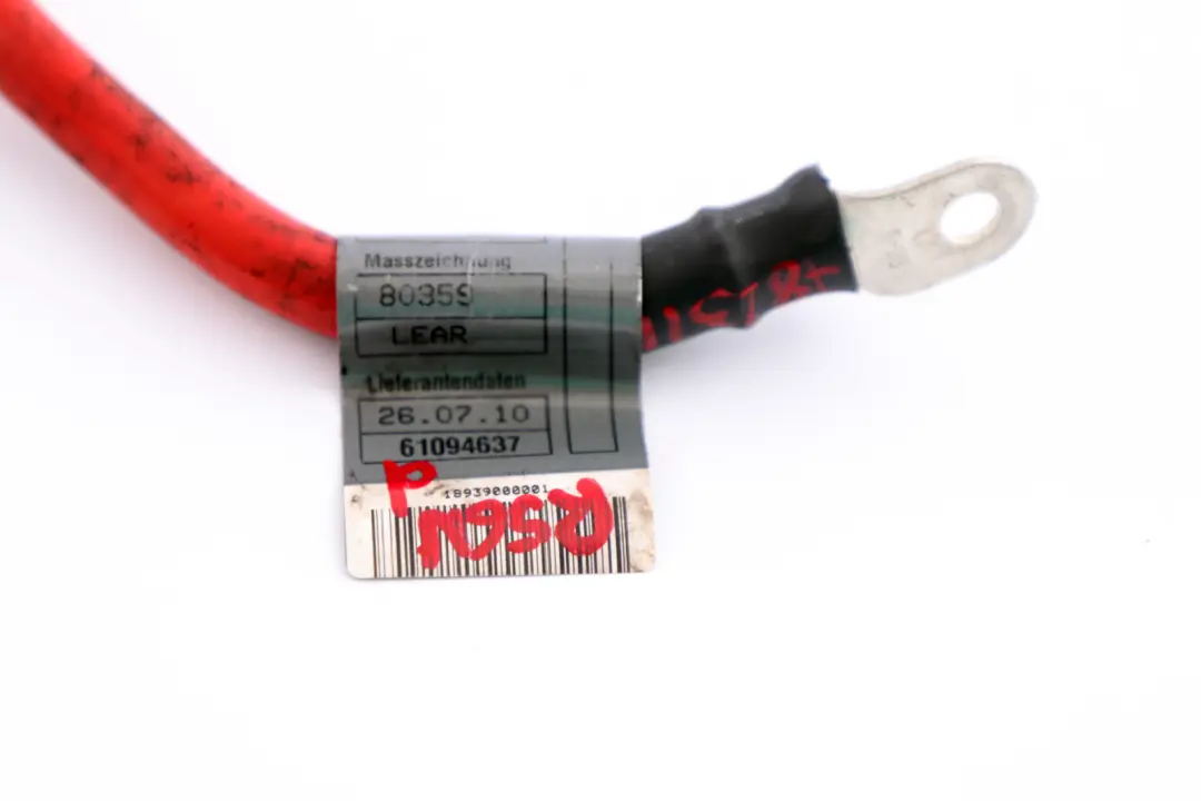 Positive Battery Cable Lead to Mini Cooper One R55 R56 LCI Diesel with Part number 8516169 Mini Cooper One R55 R56 LCI Diesel Positive Battery Cable Lead - SKU rhd-8516169-1 - Part number 8516169