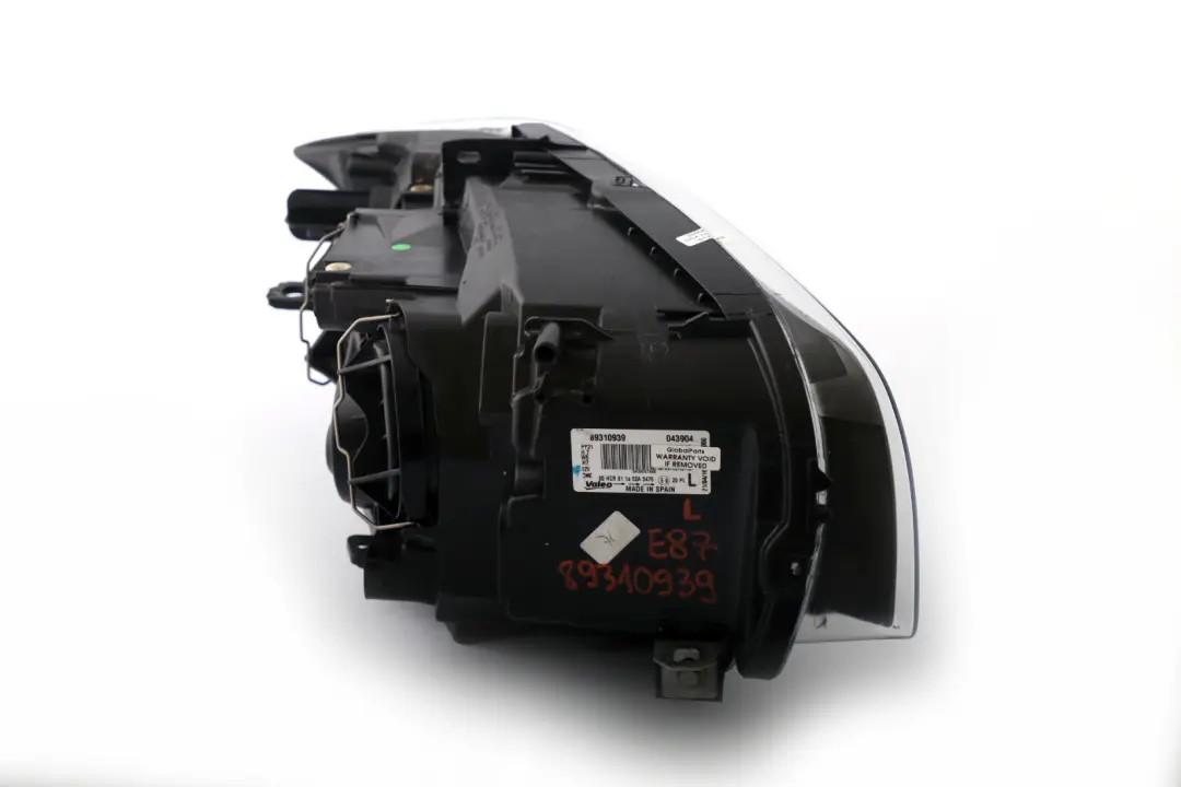 Side Left Headlight Lamp N/S to BMW 1 SERIES E87 Passenger with Part number 89310939 BMW 1 SERIES E87 Passenger Side Left Headlight Lamp N/S - SKU rhd-89310939 - Part number 89310939