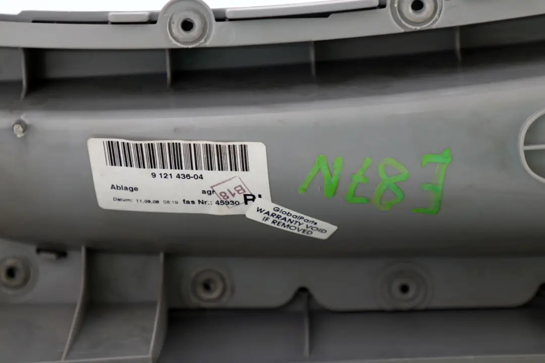 Centre Console With Cup Holder Grey to BMW 1 Series E81 E82 E87 LCI E88 with Part number 9121436 BMW 1 Series E81 E82 E87 LCI E88 Centre Console With Cup Holder Grey - SKU rhd-9121436 - Part number 9121436