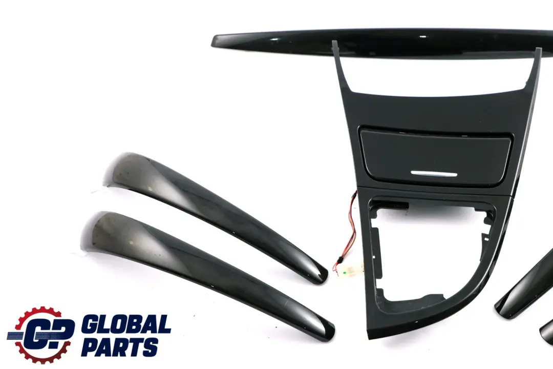 BMW 1 Series E87 LCI Ashtray Interior Trim Set Dash Dashboard Black High Gloss - SKU rhd-9121707 - Part number 9121707