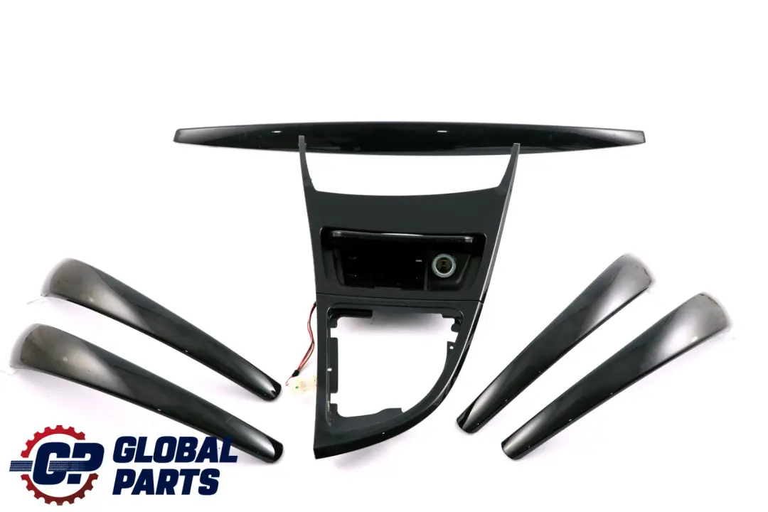 BMW 1 Series E87 LCI Ashtray Interior Trim Set Dash Dashboard Black High Gloss - SKU rhd-9121707 - Part number 9121707
