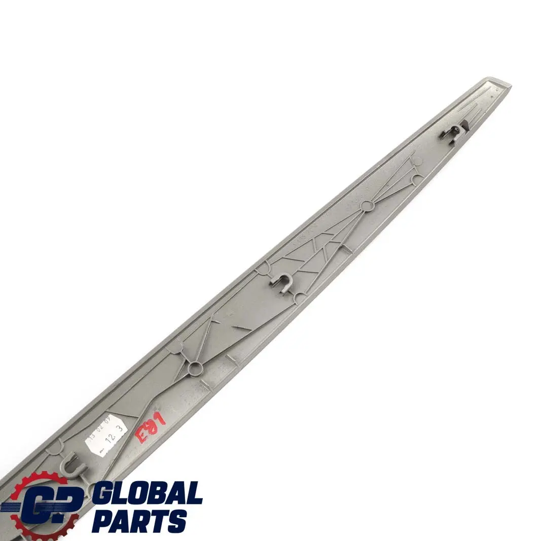Trim Strip Panel Dashboard Cover Kaschmir Silver to BMW 1 Series E81 E82 E87 LCI with Part number 9121709 BMW 1 Series E81 E82 E87 LCI Trim Strip Panel Dashboard Cover Kaschmir Silver - SKU rhd-9121709 - Part number 9121709