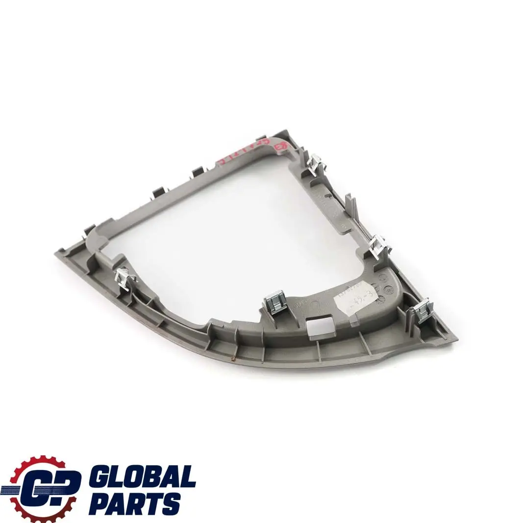 Gearshift Cover Trim Kaschmir Silver to BMW 1 Series E81 E82 E87 LCI E88 with Part number 9121725 BMW 1 Series E81 E82 E87 LCI E88 Gearshift Cover Trim Kaschmir Silver - SKU rhd-9121725 - Part number 9121725