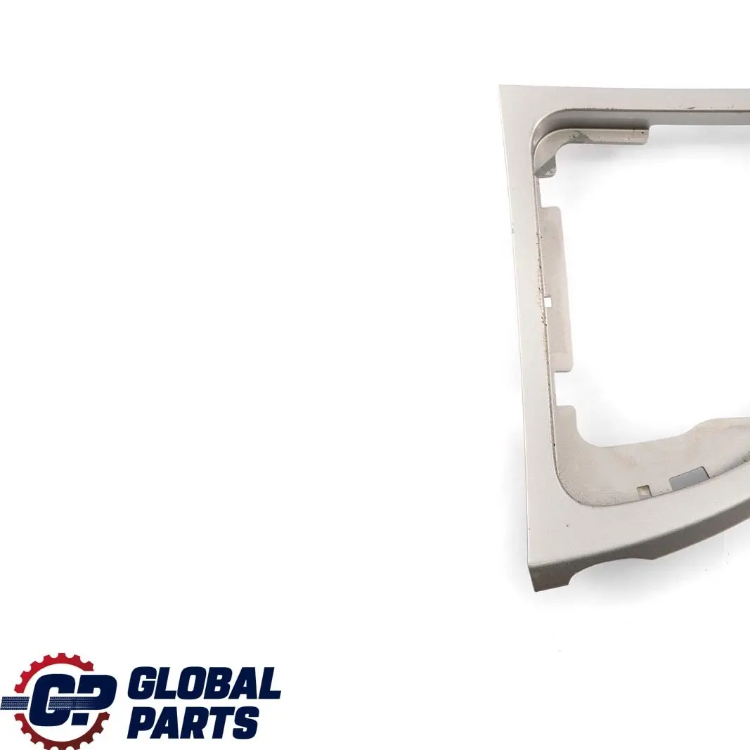 BMW 1 Series E81 E82 E87 LCI E88 Gearshift Cover Trim Kaschmir Silver - SKU rhd-9121725 - Part number 9121725