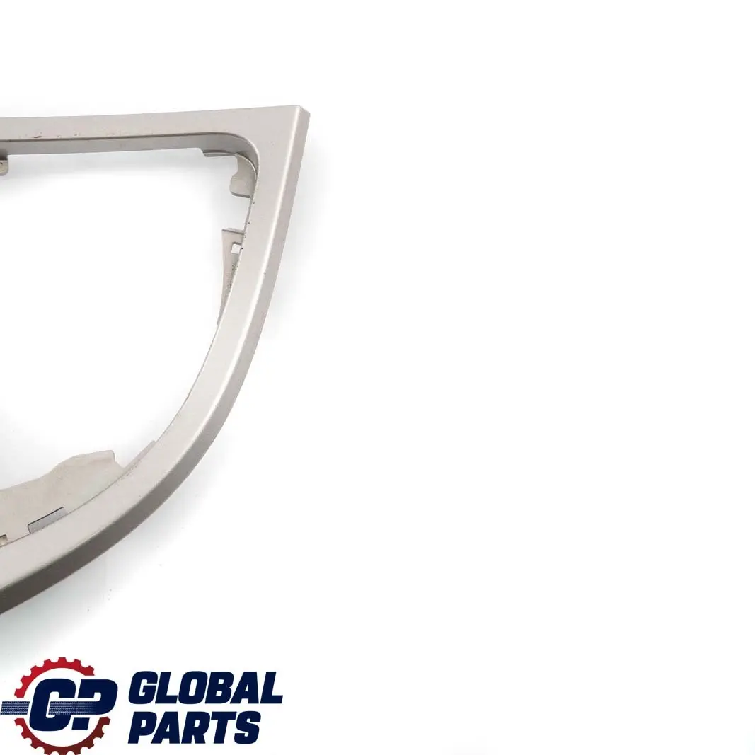Gearshift Cover Trim Kaschmir Silver to BMW 1 Series E81 E82 E87 LCI E88 with Part number 9121725 BMW 1 Series E81 E82 E87 LCI E88 Gearshift Cover Trim Kaschmir Silver - SKU rhd-9121725 - Part number 9121725