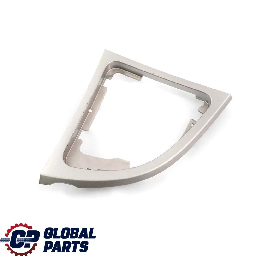 Gearshift Cover Trim Kaschmir Silver to BMW 1 Series E81 E82 E87 LCI E88 with Part number 9121725 BMW 1 Series E81 E82 E87 LCI E88 Gearshift Cover Trim Kaschmir Silver - SKU rhd-9121725 - Part number 9121725