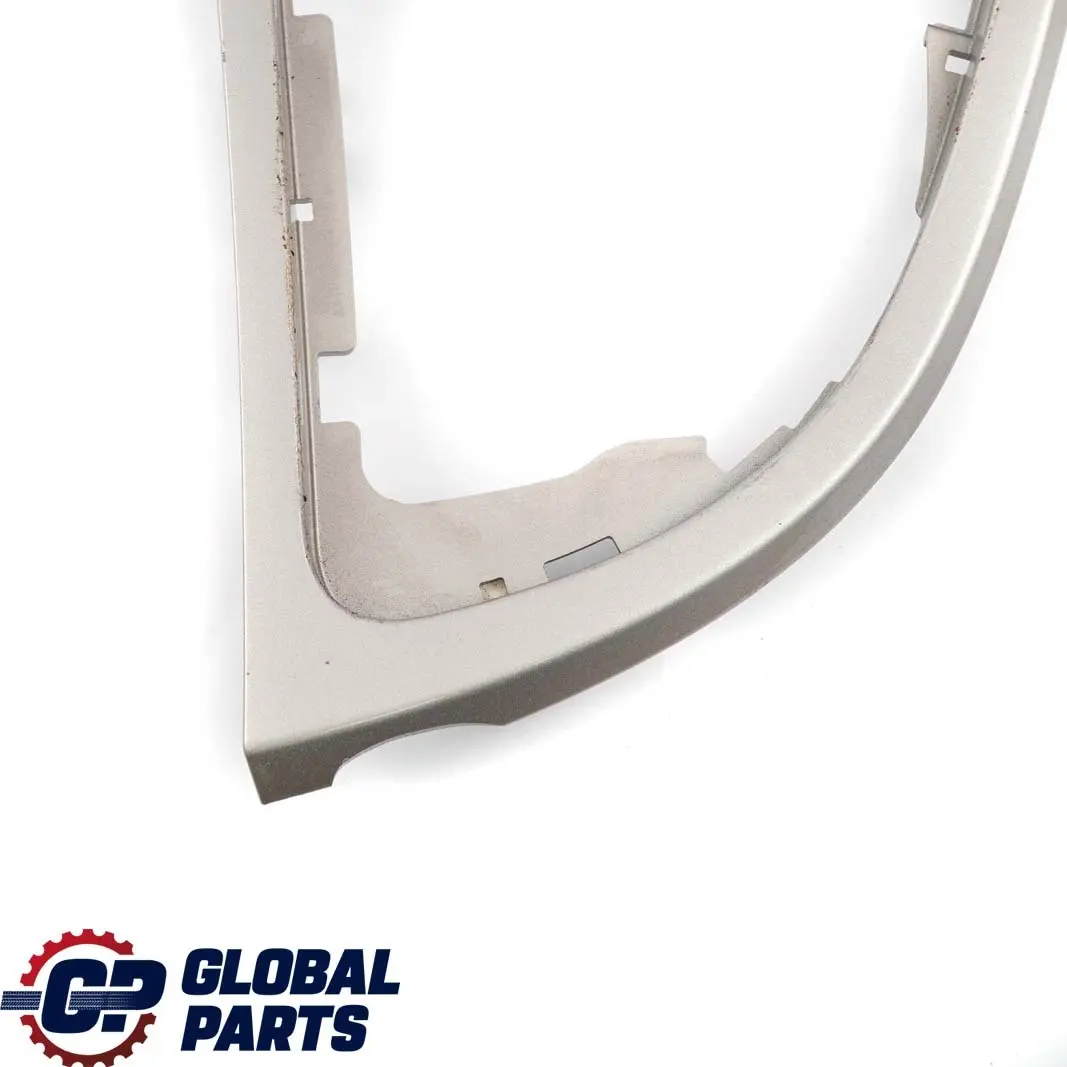 BMW 1 Series E81 E82 E87 LCI E88 Gearshift Cover Trim Kaschmir Silver - SKU rhd-9121725 - Part number 9121725
