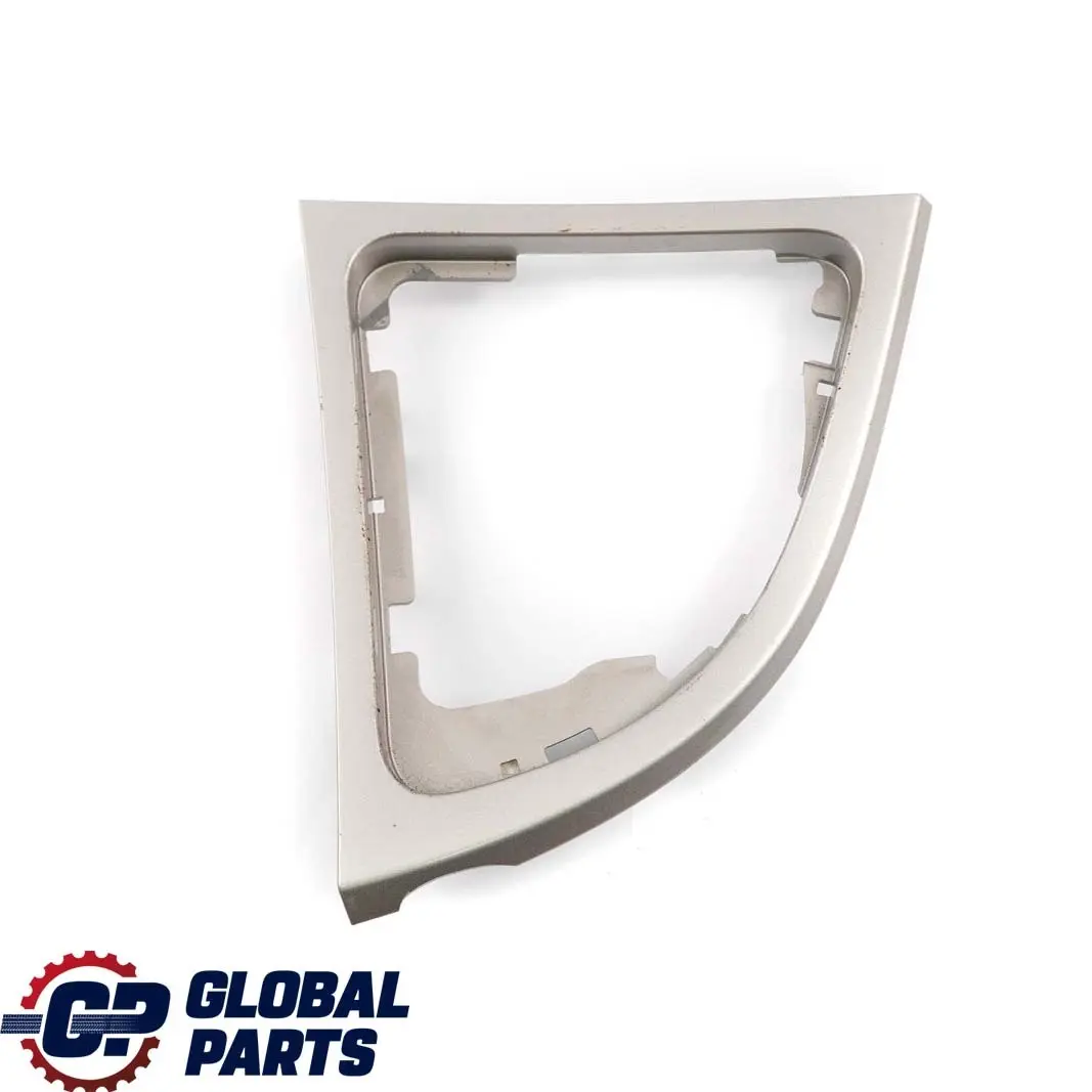 Gearshift Cover Trim Kaschmir Silver to BMW 1 Series E81 E82 E87 LCI E88 with Part number 9121725 BMW 1 Series E81 E82 E87 LCI E88 Gearshift Cover Trim Kaschmir Silver - SKU rhd-9121725 - Part number 9121725
