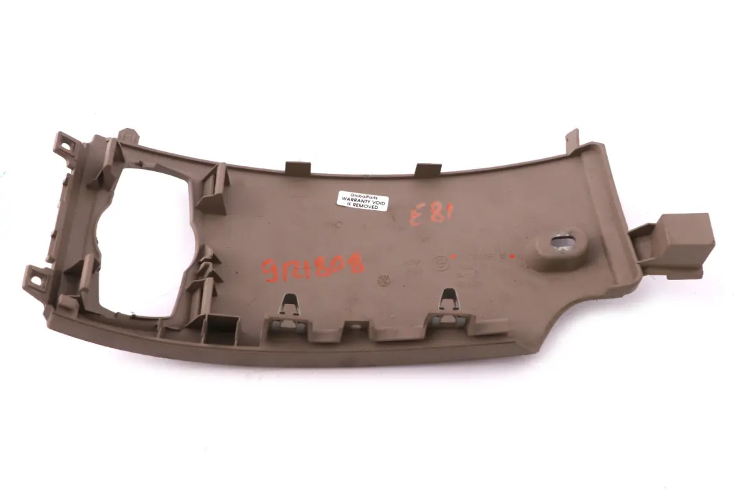 BMW 1 Series E81 E87N E88 Driver Side Dash Headlight Switch Panel Trim BEIGE - SKU rhd-9121808 - Part number 9121808
