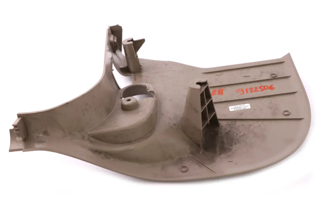 Lateral Trim Panel Front Right Leg Room Beige 6978222 to BMW 1 Series E88 with Part number 9122506 BMW 1 Series E88 Lateral Trim Panel Front Right Leg Room Beige 6978222 - SKU rhd-9122506 - Part number 9122506