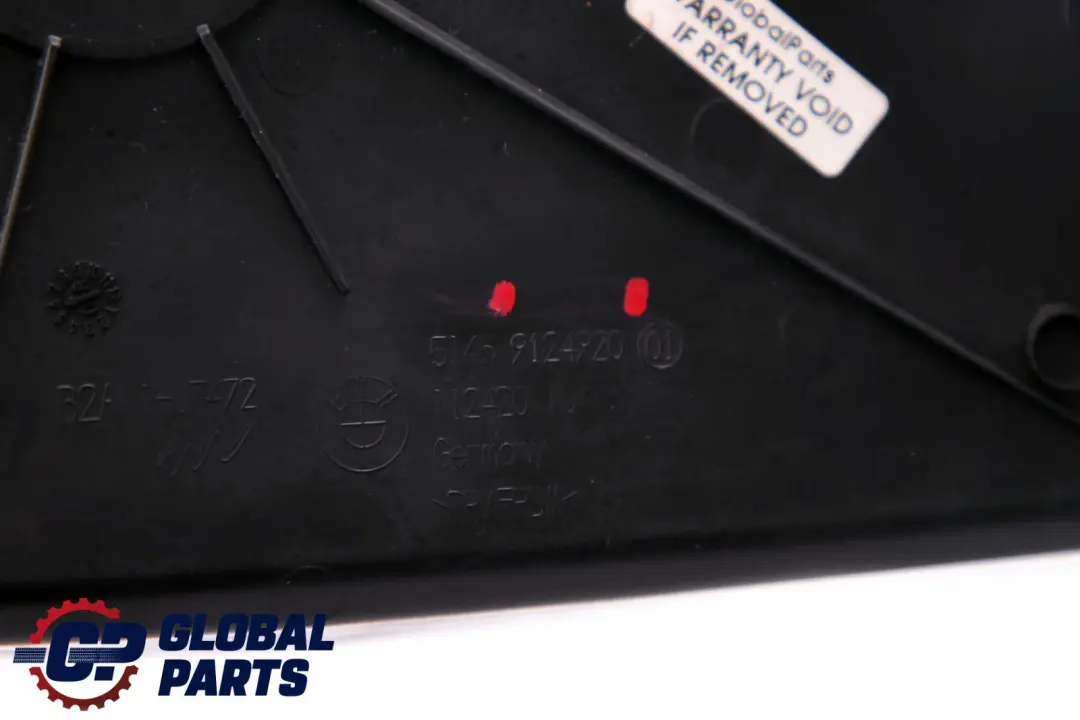 Dashboard Right O/S Trim Driver End Cap Black 9124920 to BMW 1 Series E87N Cover with Part number 6982532 BMW 1 Series E87N Cover Dashboard Right O/S Trim Driver End Cap Black 9124920 - SKU rhd-9124920 - Part number 6982532