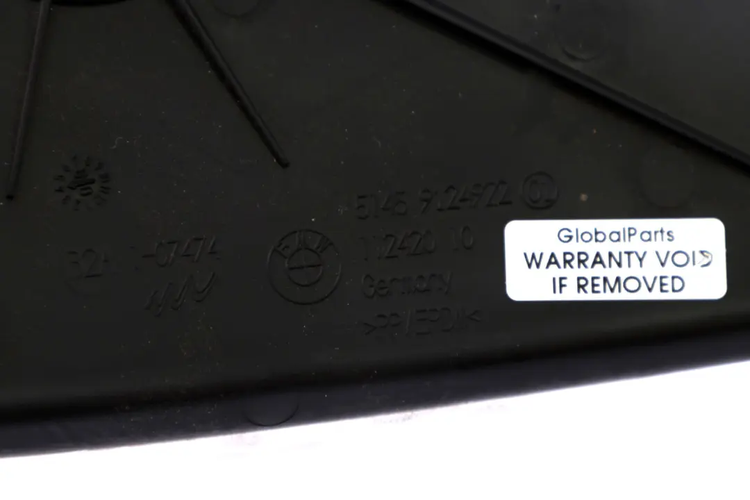 BMW 1 Series E81 E82 E88 Cover Dashboard Right O/S Black - SKU rhd-9124922 - Part number 9124922