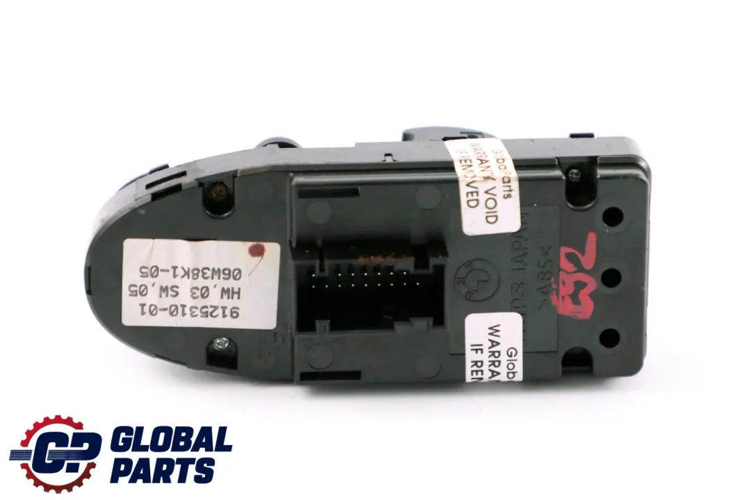 Switch Window Lifter Driver's Side Black 6131 to BMW 1 Series E92 with Part number 9125310 BMW 1 Series E92 Switch Window Lifter Driver's Side Black 6131 - SKU rhd-9125310 - Part number 9125310