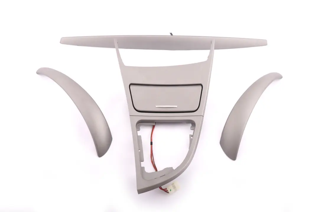 BMW 1 Series E81 Set Cover Ashtray Interior Dashboard Trim Strip Silver Matt - SKU rhd-9128805-1 - Part number 9128805