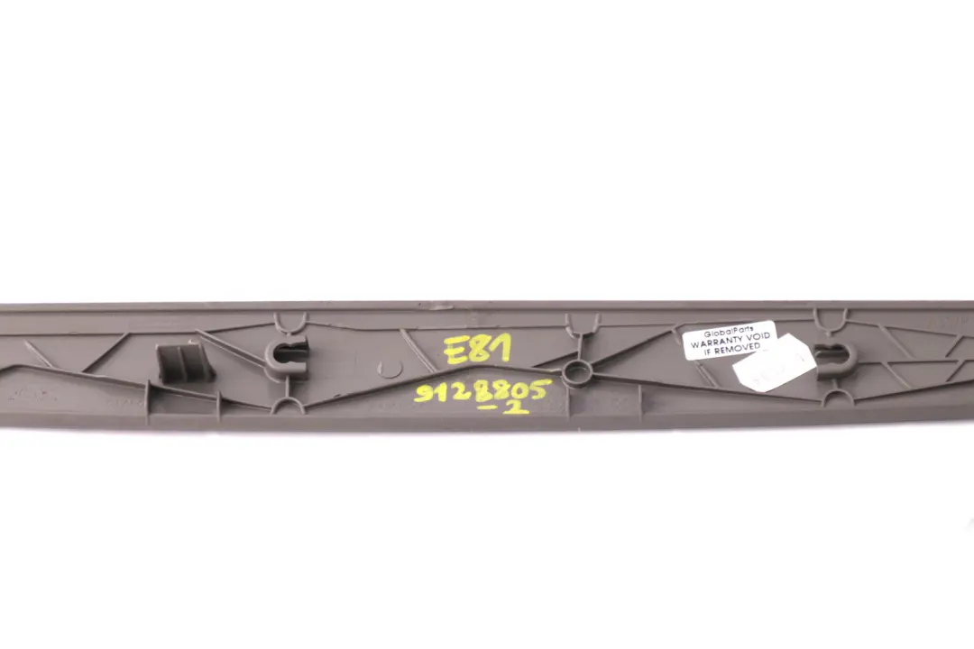 Set Cover Ashtray Dashboard Trim Strip Titan Silver Matt to BMW 1 Series 2 E81 with Part number 9128805 BMW 1 Series 2 E81 Set Cover Ashtray Dashboard Trim Strip Titan Silver Matt - SKU rhd-9128805-2 - Part number 9128805