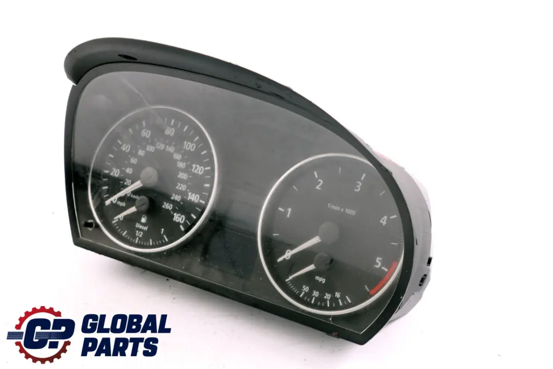 BMW 3 Series E90 E91 E92 Diesel Automatic Instrument Speedometer Clocks - SKU rhd-9130300-1 - Part number 9130300