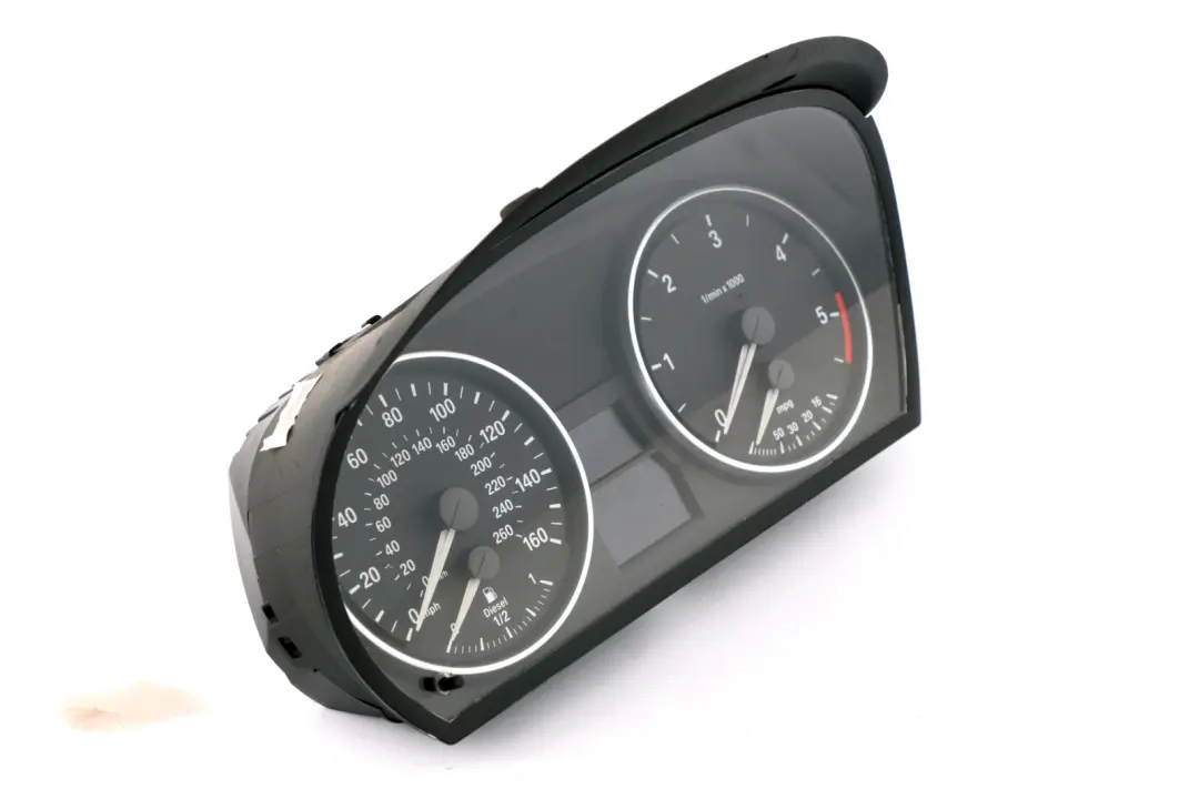 BMW 3 Series E90 E91 E92 Diesel Manual Instrument Speedometer Clocks - SKU rhd-9130300 - Part number 9130300