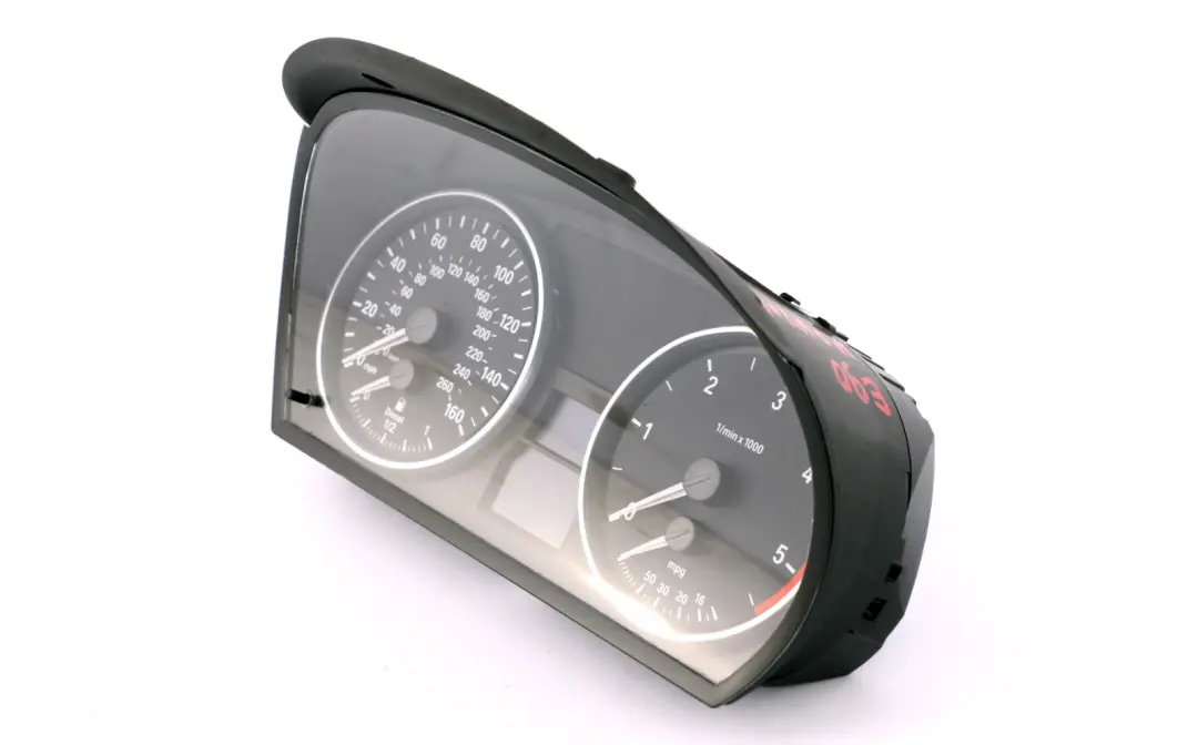 BMW 3 Series E90 E91 E92 Diesel Manual Instrument Speedometer Clocks - SKU rhd-9130300 - Part number 9130300