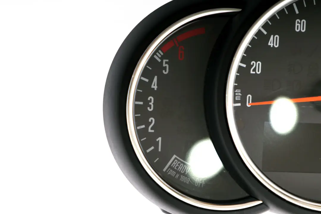 Speedometer Speedo Clock Instrument Cluster to Mini F54 F55 F56 F57 F60 with Part number 9130813 Mini F54 F55 F56 F57 F60 Speedometer Speedo Clock Instrument Cluster - SKU rhd-9130813 - Part number 9130813