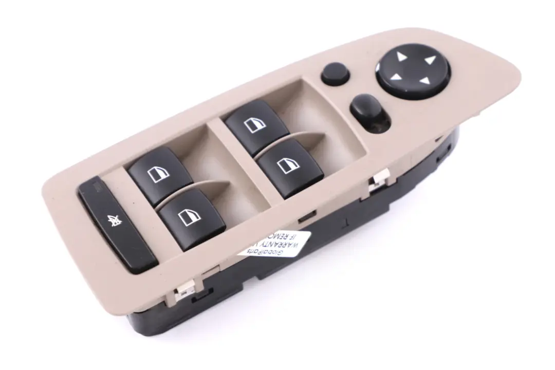 BMW 1 Series E87 E87N LCI Driver's Side Right O/S Window Lifter Switch Beige - SKU rhd-9132094 - Part number 9132094