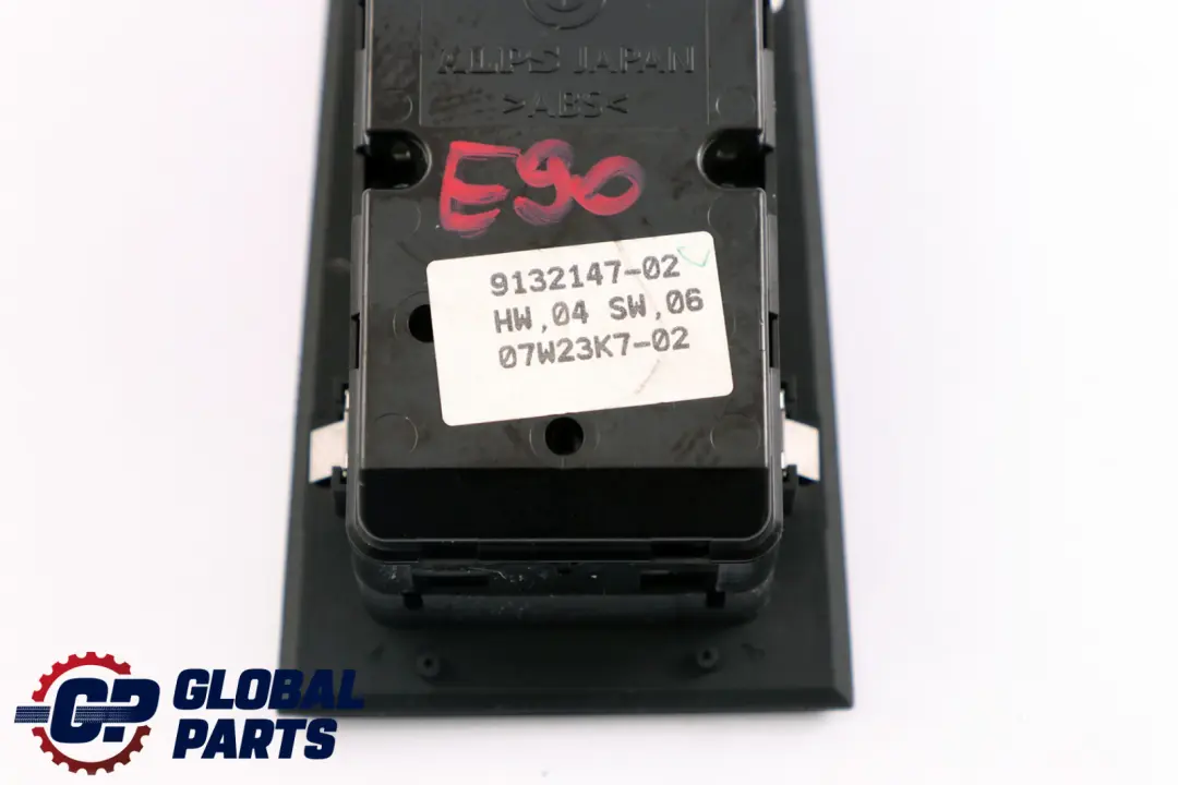 BMW E90 E91 Driver's Side Window Lifter Switch Power Fold Black Right O/S - SKU RHD-9132147 - Part number 6948647