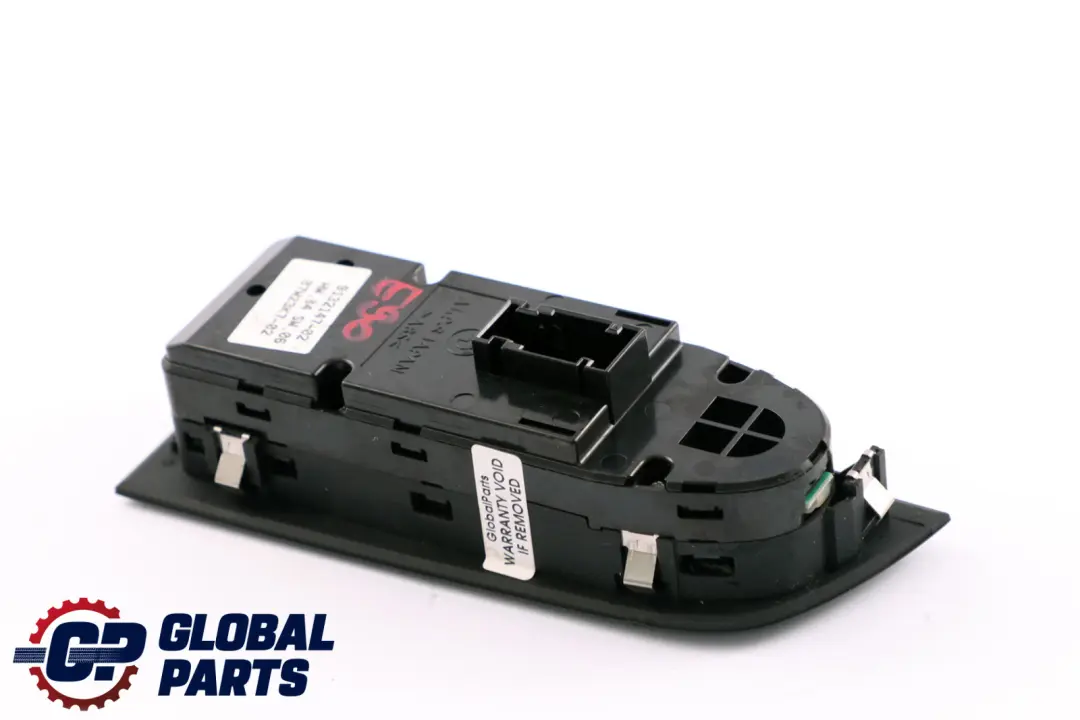 BMW E90 E91 Driver's Side Window Lifter Switch Power Fold Black Right O/S - SKU RHD-9132147 - Part number 6948647