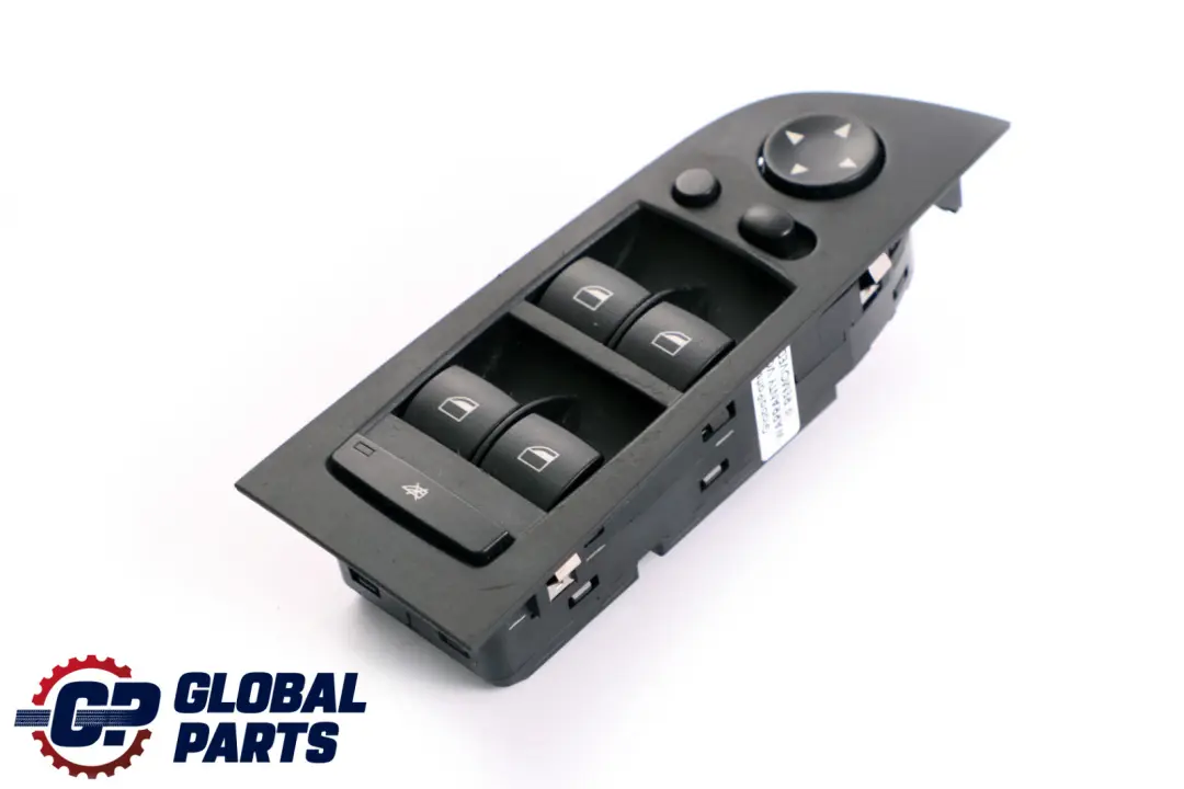 BMW E90 E91 Driver's Side Window Lifter Switch Power Fold Black Right O/S - SKU RHD-9132147 - Part number 6948647
