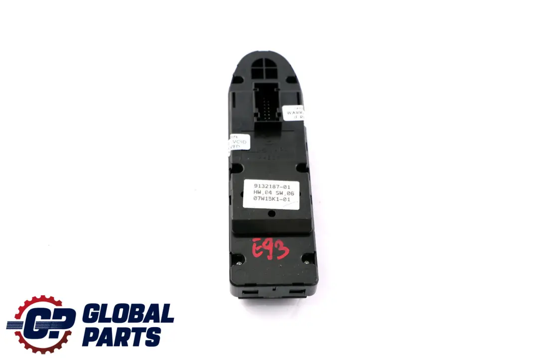 BMW Z4 E93 E89 Fahrer Fensterheberschalter Schalter Power Fold Schwarz - SKU rhd-9132187 - Teilenummer 9217371