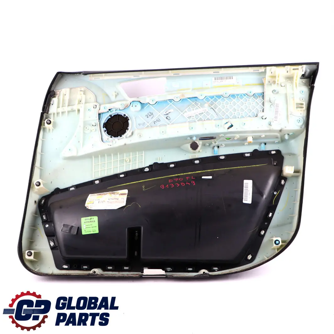 BMW X5 Series E70 Front Left N/S Door Card Lining Fabric Leather Nevada Camel - SKU rhd-9133549 - Part number 9133549