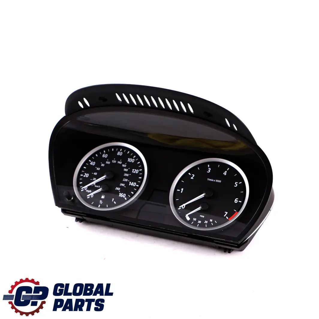 Instrument Cluster Speedo Clocks Petrol MPH Automatic to BMW 5 E60 E61 with Part number 9135246 BMW 5 E60 E61 Instrument Cluster Speedo Clocks Petrol MPH Automatic - SKU rhd-9135246 - Part number 9135246