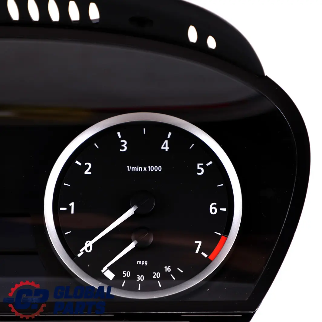 Instrument Cluster Speedo Clocks Petrol MPH Automatic to BMW 5 E60 E61 with Part number 9135246 BMW 5 E60 E61 Instrument Cluster Speedo Clocks Petrol MPH Automatic - SKU rhd-9135246 - Part number 9135246