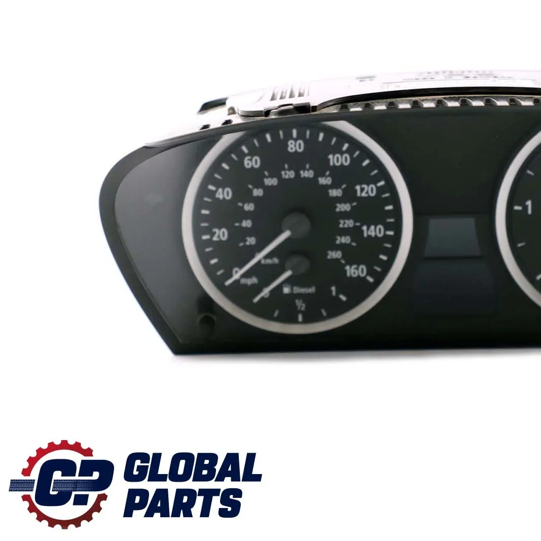 BMW 5 Series E60 E61 Instrument Cluster Speedo Clocks MPH Manual Diesel - SKU rhd-9135254-1 - Part number 9135254
