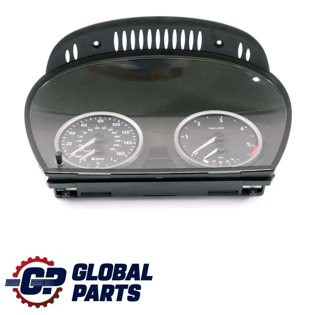 BMW 5 Series E60 E61 Instrument Cluster Speedo Clocks MPH Manual Diesel - SKU rhd-9135254-1 - Part number 9135254