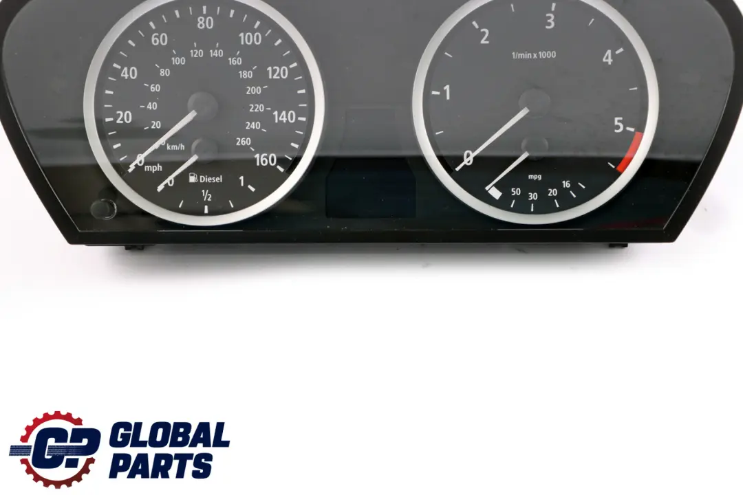 Instrument Cluster Speedo Clocks Automatic Diesel to BMW 5 Series E60 E61 with Part number 9135254 BMW 5 Series E60 E61 Instrument Cluster Speedo Clocks Automatic Diesel - SKU rhd-9135254 - Part number 9135254