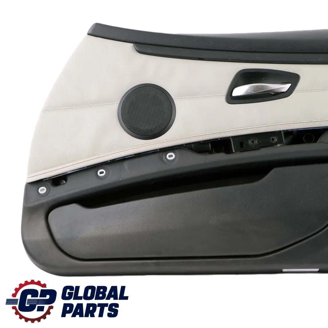 BMW 3 E92 E93 Front Right O/S Door Card Leather Jade Grey Lining Trim Panel - SKU rhd-9135340 - Part number 9135340