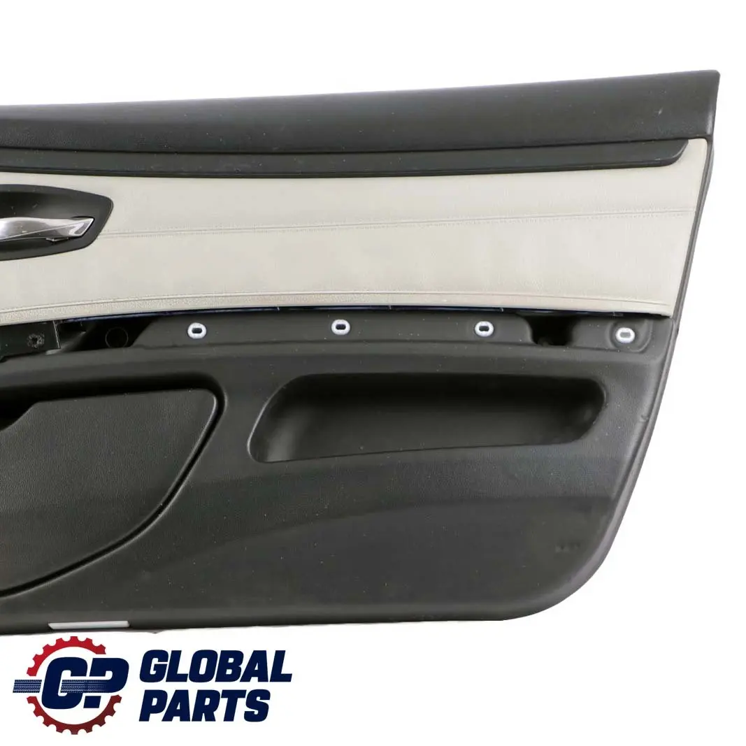 BMW 3 E92 E93 Front Right O/S Door Card Leather Jade Grey Lining Trim Panel - SKU rhd-9135340 - Part number 9135340