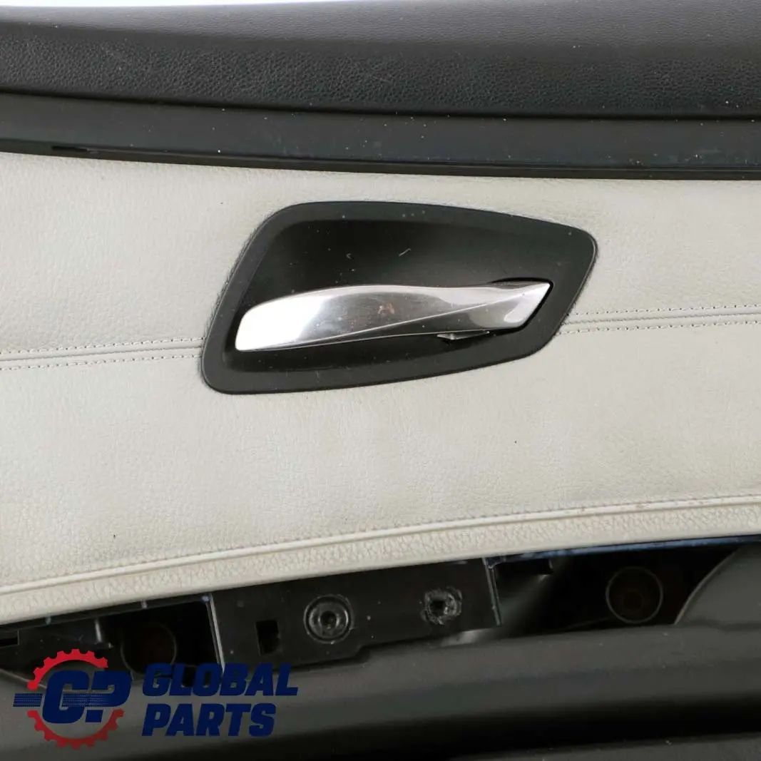 BMW 3 E92 E93 Front Right O/S Door Card Leather Jade Grey Lining Trim Panel - SKU rhd-9135340 - Part number 9135340