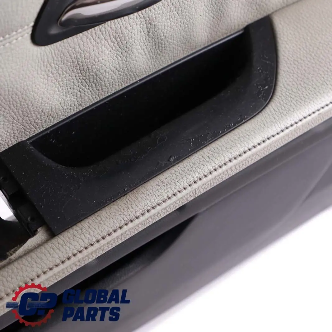 Front Right O/S Door Card Leather Jade Grey Lining Trim Panel to BMW 3 E92 E93 with Part number 9135340 BMW 3 E92 E93 Front Right O/S Door Card Leather Jade Grey Lining Trim Panel - SKU rhd-9135340 - Part number 9135340