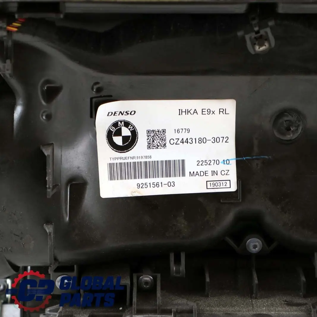 Heater Air Conditioning Matrix Housing Petrol 9251561 to BMW 3 Series E90 E91 E92 with Part number 9136172 BMW 3 Series E90 E91 E92 Heater Air Conditioning Matrix Housing Petrol 9251561 - SKU rhd-9136172 - Part number 9136172