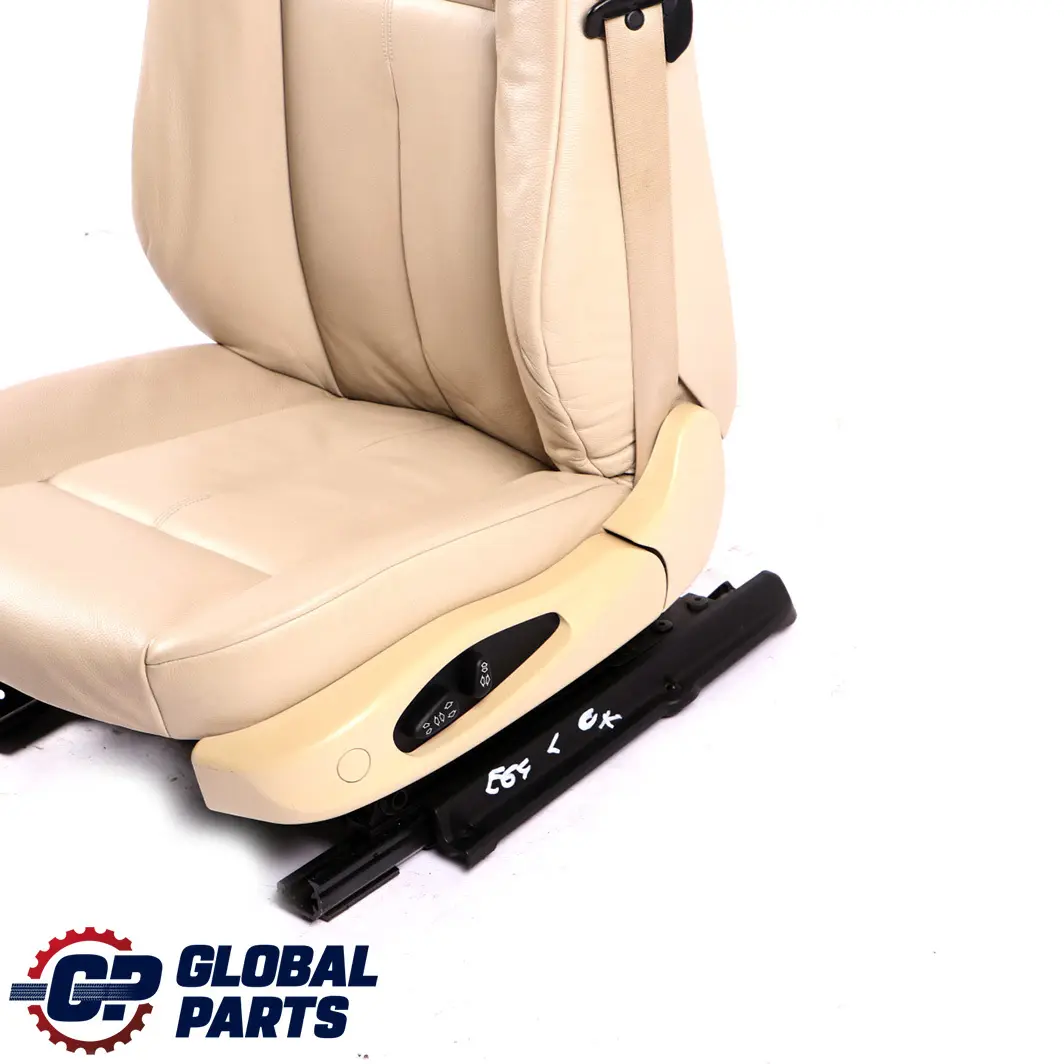 Heated Beige Dakota Leather Front Left N/S Passenger Seat Memory to BMW E64 Cabrio with Part number 9137363 BMW E64 Cabrio Heated Beige Dakota Leather Front Left N/S Passenger Seat Memory - SKU rhd-9137363-1 - Part number 9137363