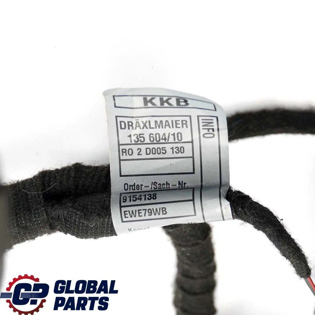 Drivers Door Wiring Harness Loom to BMW MINI Cooper One R55 R56 R57 R58 with Part number 9154138 BMW MINI Cooper One R55 R56 R57 R58 Drivers Door Wiring Harness Loom - SKU rhd-9137804 - Part number 9154138