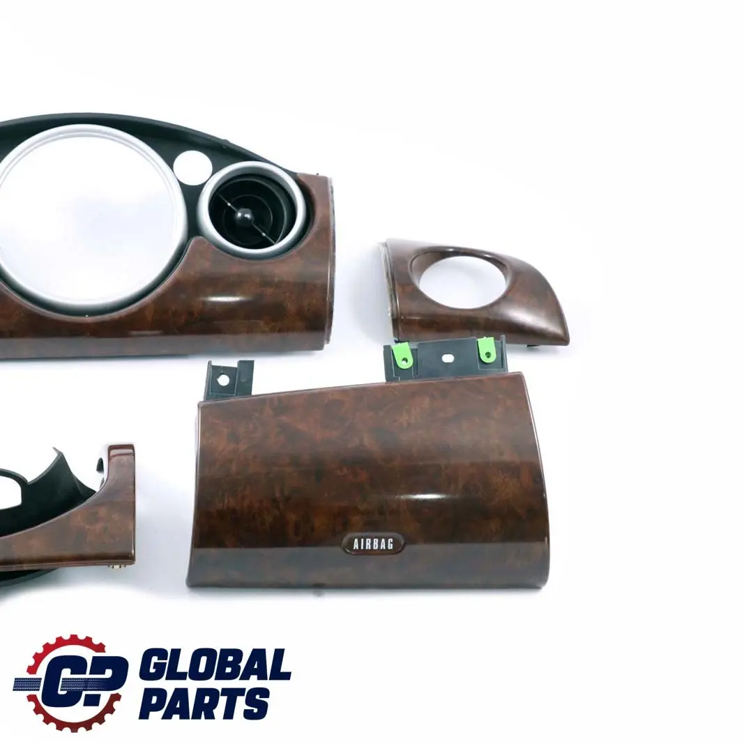 BMW Mini Cooper R50 R53 Decor Set Dashboard Dash Panel Trim Cover Wood - SKU rhd-9141917 - Part number 9141917