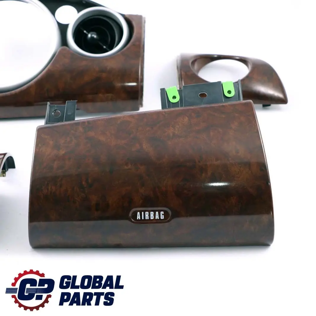 Decor Set Dashboard Dash Panel Trim Cover Wood to BMW Mini Cooper R50 R53 with Part number 9141917 BMW Mini Cooper R50 R53 Decor Set Dashboard Dash Panel Trim Cover Wood - SKU rhd-9141917 - Part number 9141917
