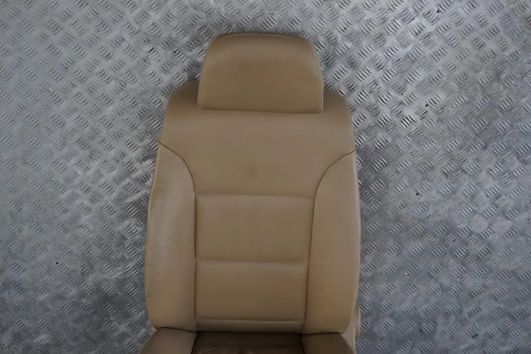 BMW 5 Series E60 E61 LCI Beige Leather Front Left N/S Seat - SKU rhd-9143860-1 - Part number 9143860