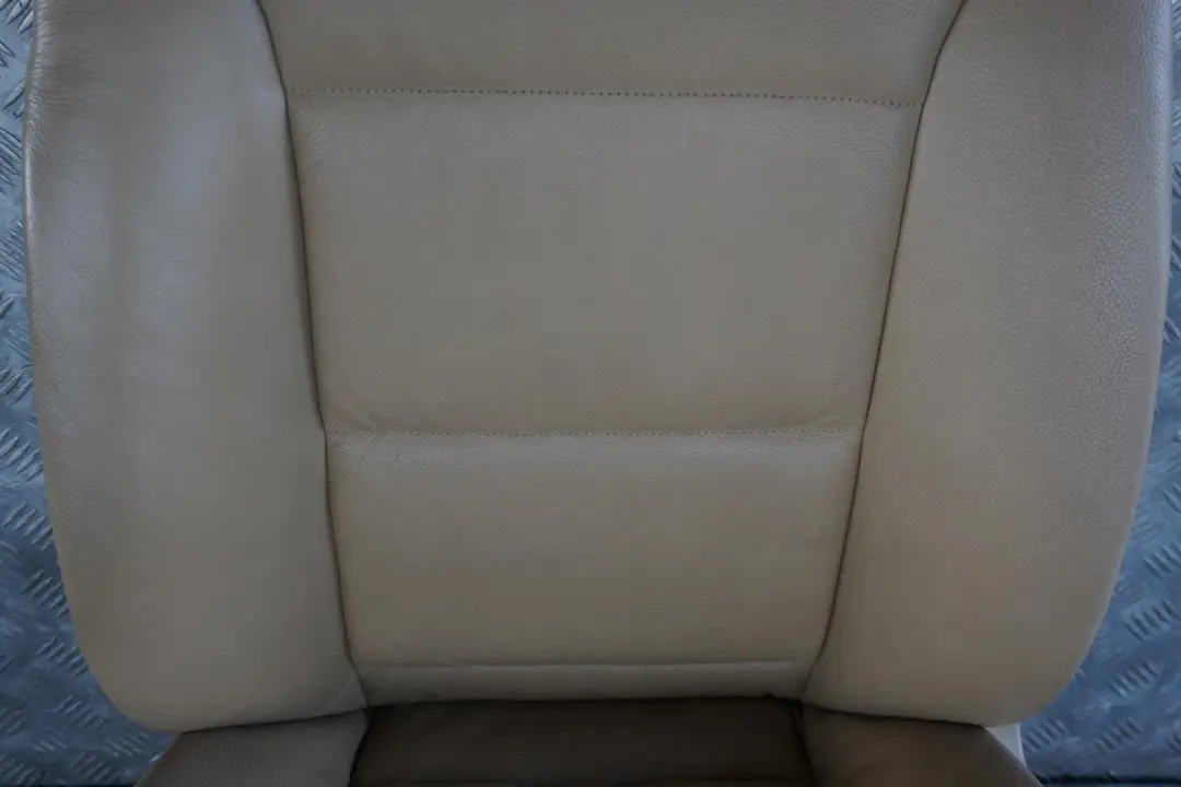 Beige Leather Front Left N/S Seat to BMW 5 Series E60 E61 LCI with Part number 9143860 BMW 5 Series E60 E61 LCI Beige Leather Front Left N/S Seat - SKU rhd-9143860-1 - Part number 9143860