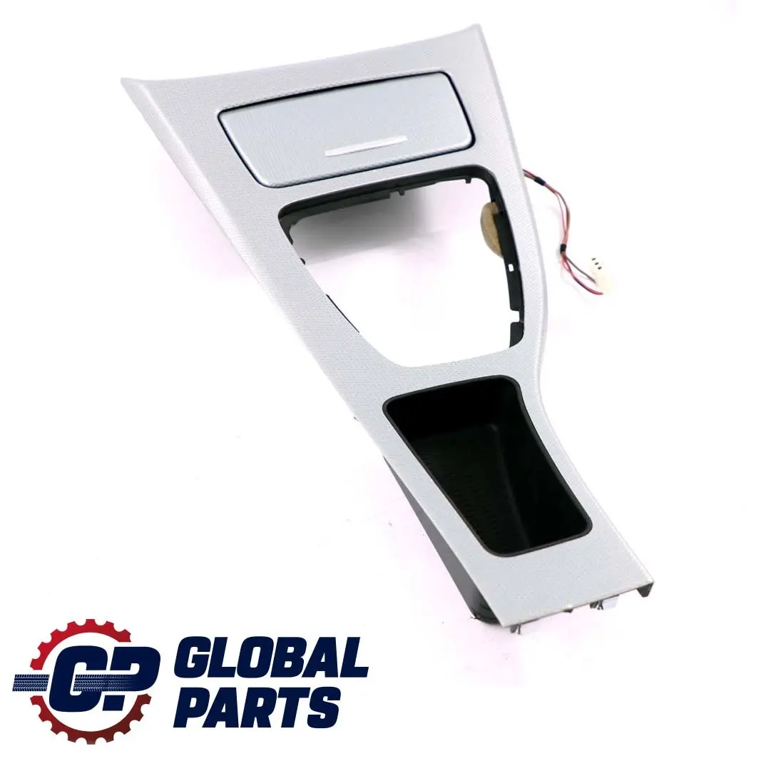Centre Console Trim Ashtray Glacier Silber Silver to BMW 3 Series 2 E90 E91 Cover with Part number 9145138 BMW 3 Series 2 E90 E91 Cover Centre Console Trim Ashtray Glacier Silber Silver - SKU rhd-9145138-2 - Part number 9145138